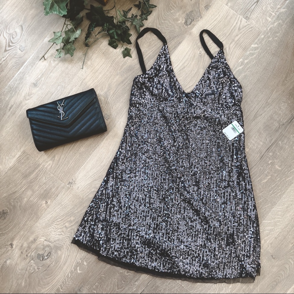 Free People Gold Rush dress